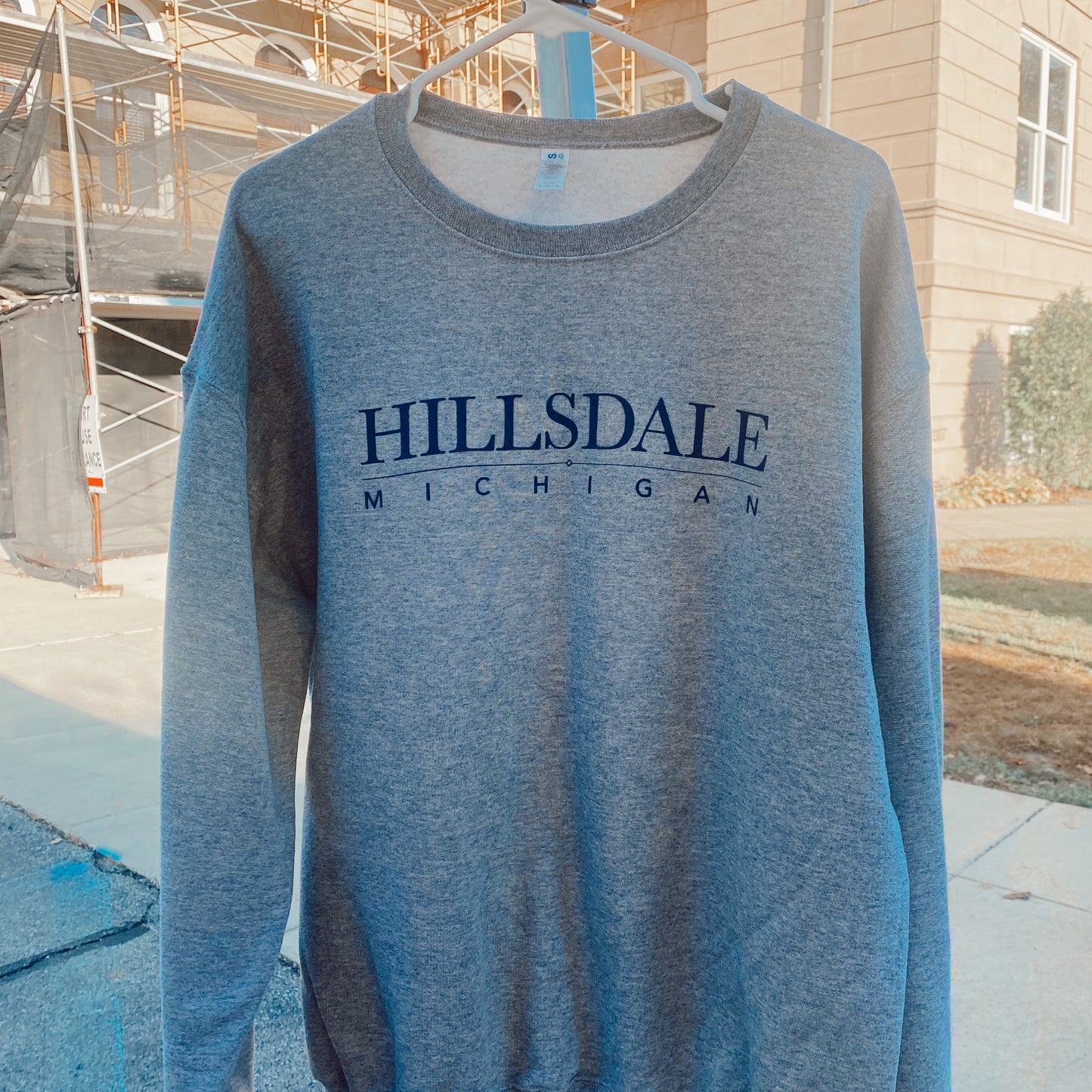 The Collegiate Crewneck - Oxford Gray