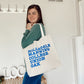 College Streets Canvas Tote Bag
