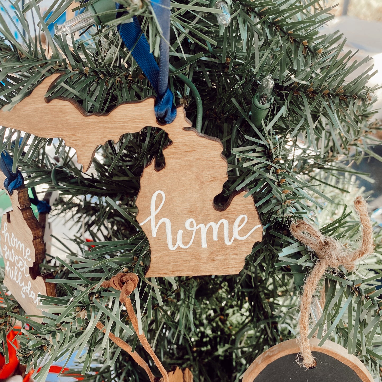 Michigan Home - Wooden Ornament