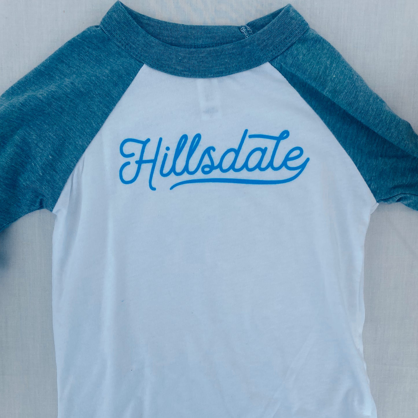 Hillsdale Script Toddler Baseball Tee