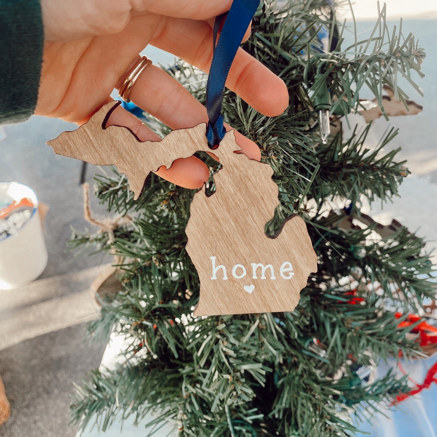 Home Heart - Wooden Ornament