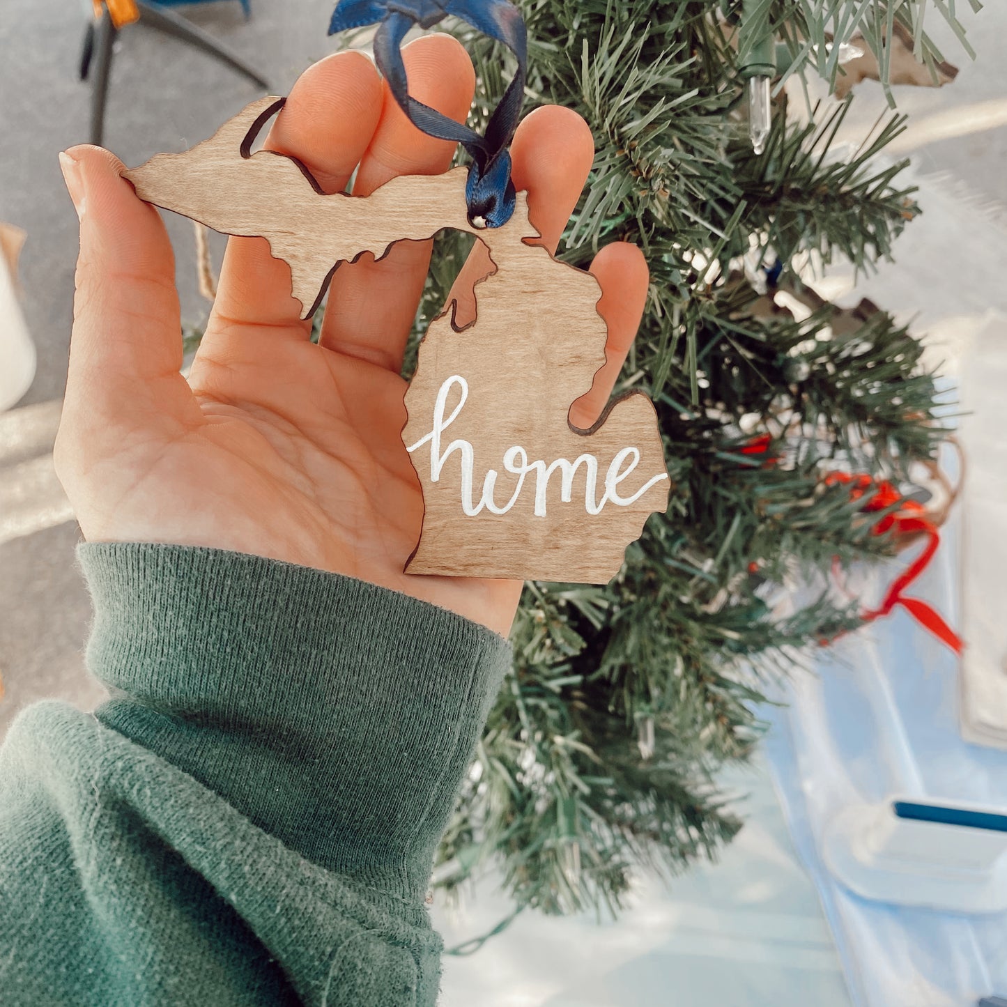 Michigan Home - Wooden Ornament