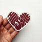 Hillsdale Heart Sticker