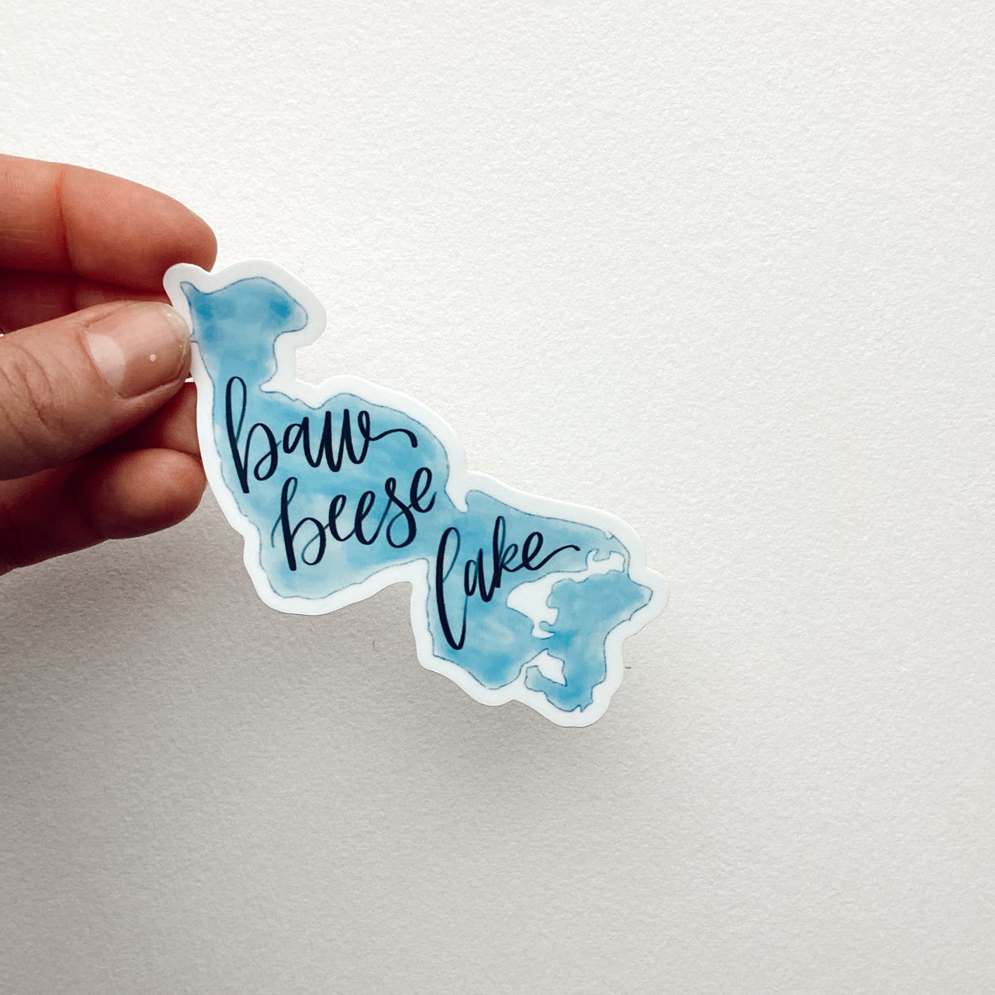 Baw Beese Lake Watercolor Sticker