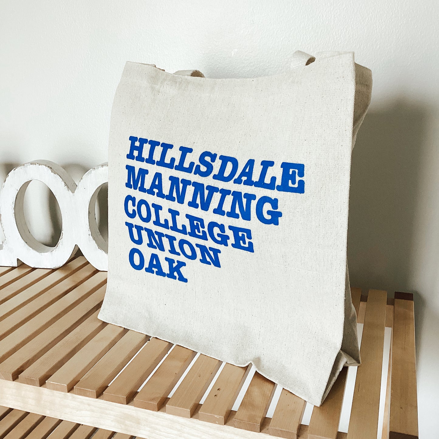 College Streets Canvas Tote Bag