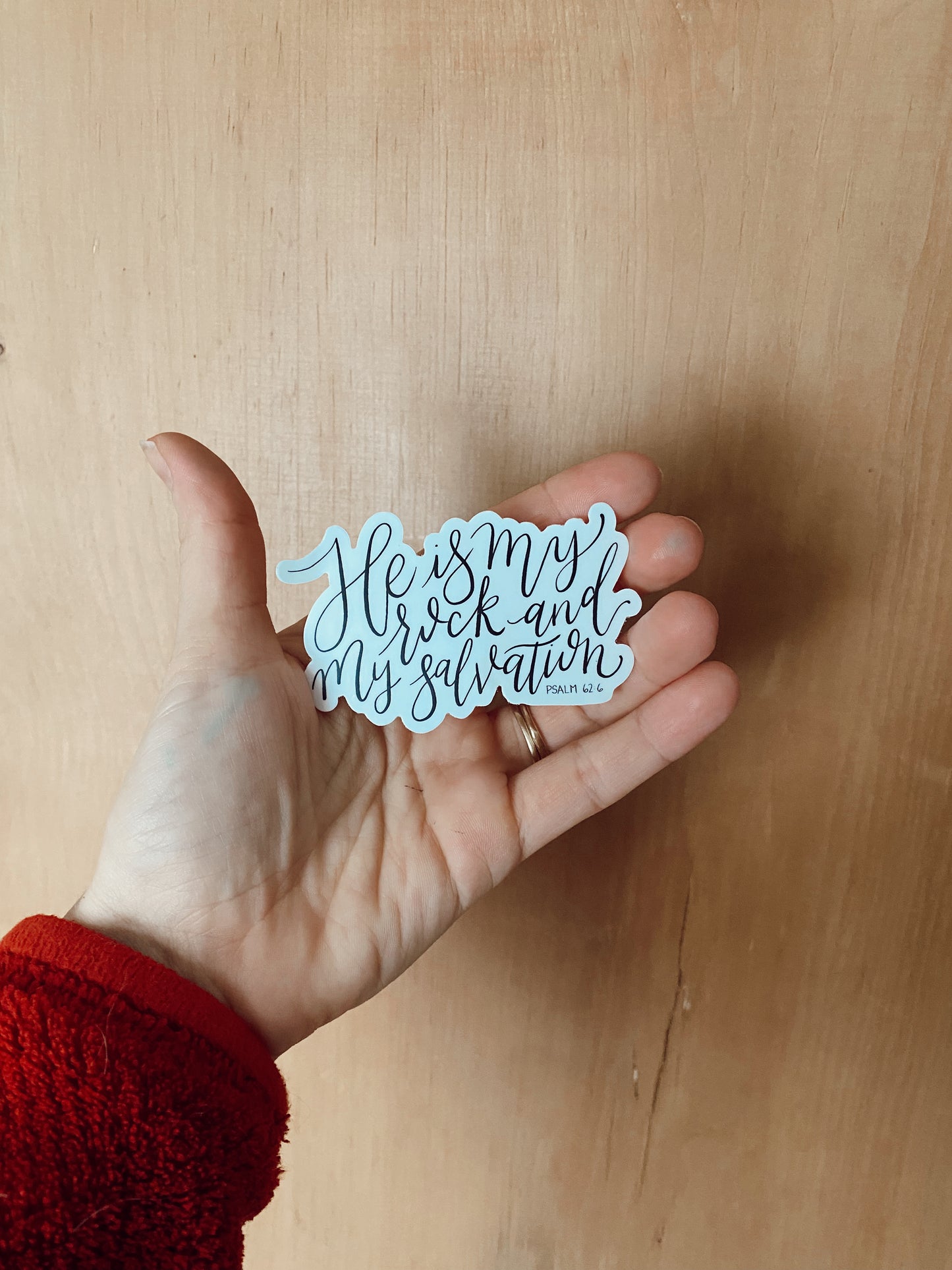 Psalm 62 Scripture Sticker