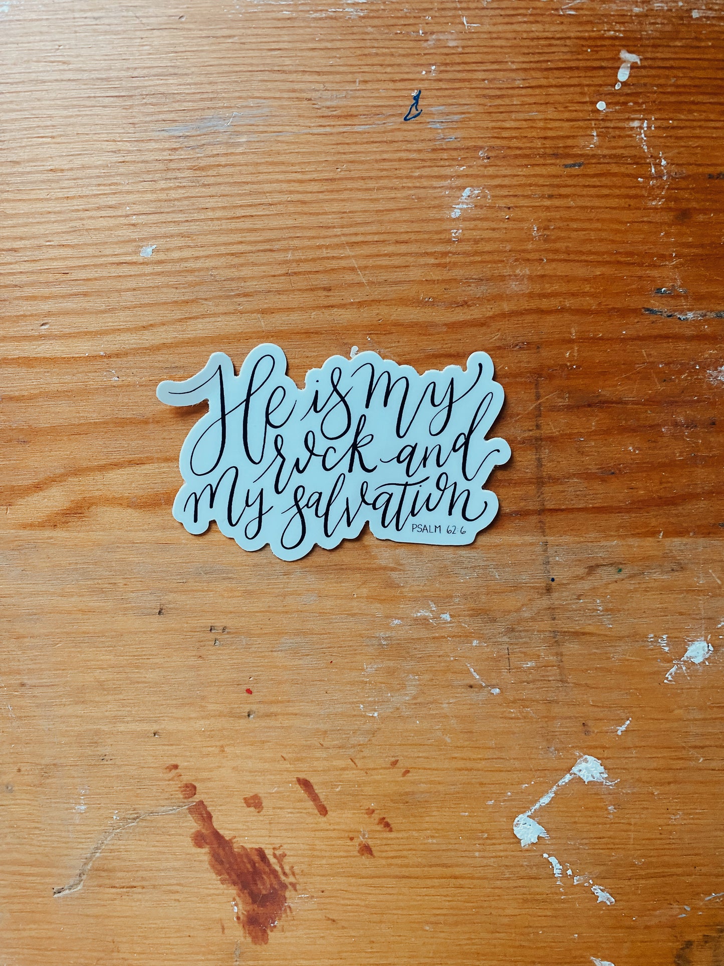 Psalm 62 Scripture Sticker