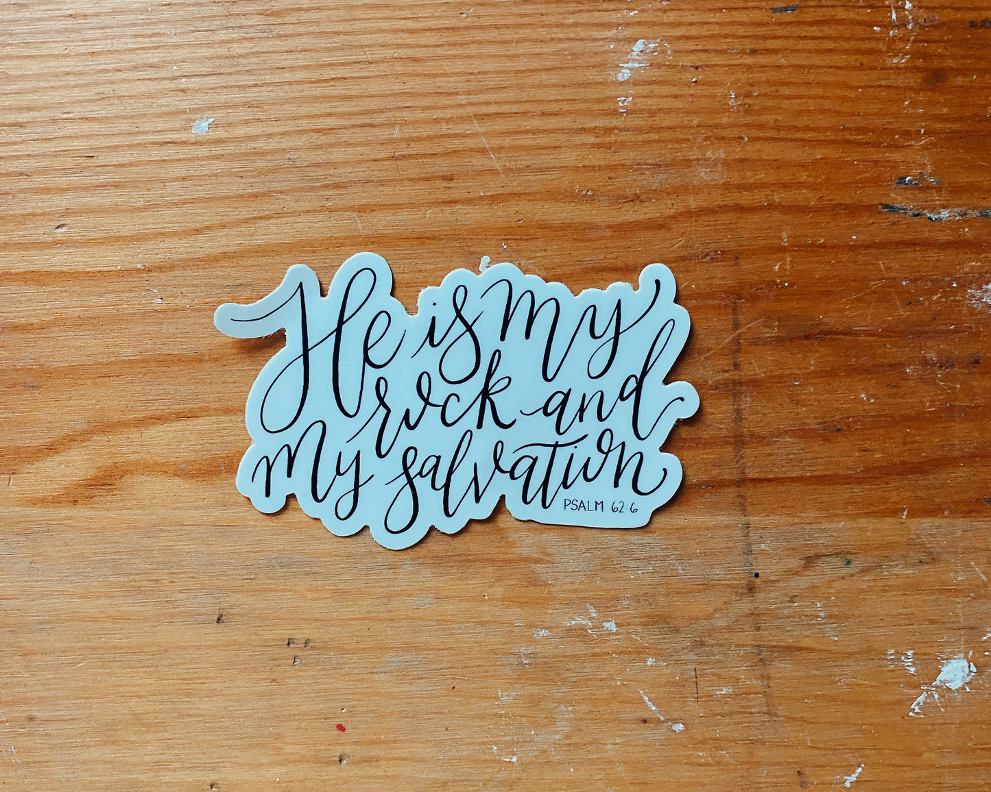 Psalm 62 Scripture Sticker