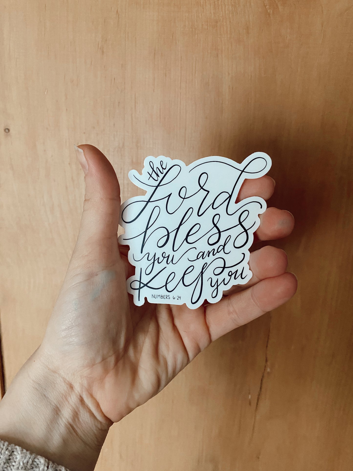 Numbers 6:24 Scripture Sticker