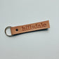 Hillsdale Oversized Leather Keychain