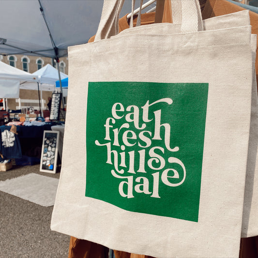 Eat Fresh Hillsdale Canvas Tote Bag