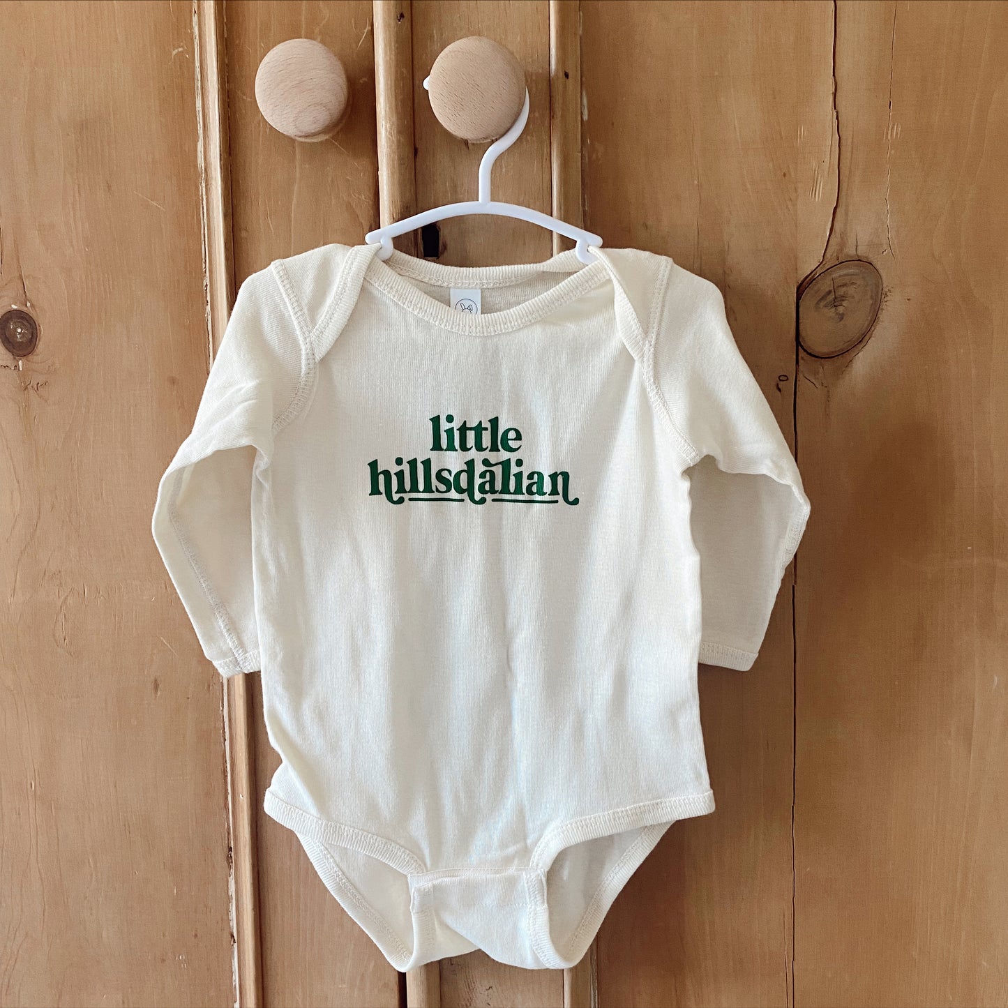 Little Hillsdalian Long Sleeve Onesie