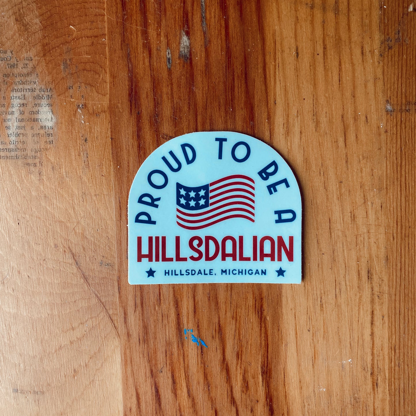 Proud to be a Hillsdalian Sticker