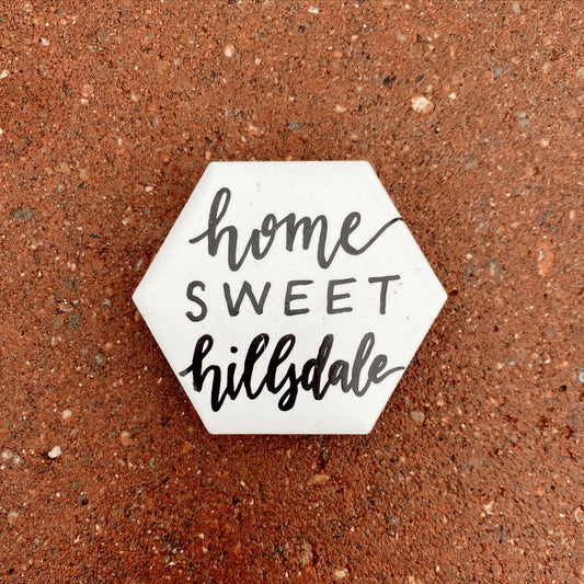 Home Sweet Hillsdale - Handcrafted Magnet