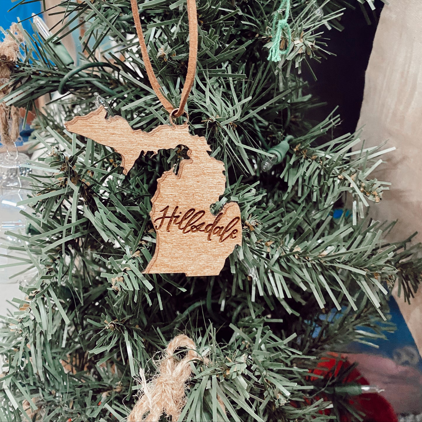 Hillsdale Michigan Cutout Ornament