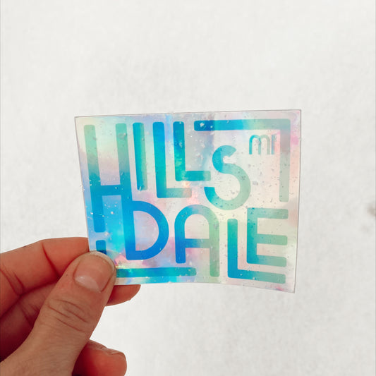 "Space Girl" Holographic Sticker