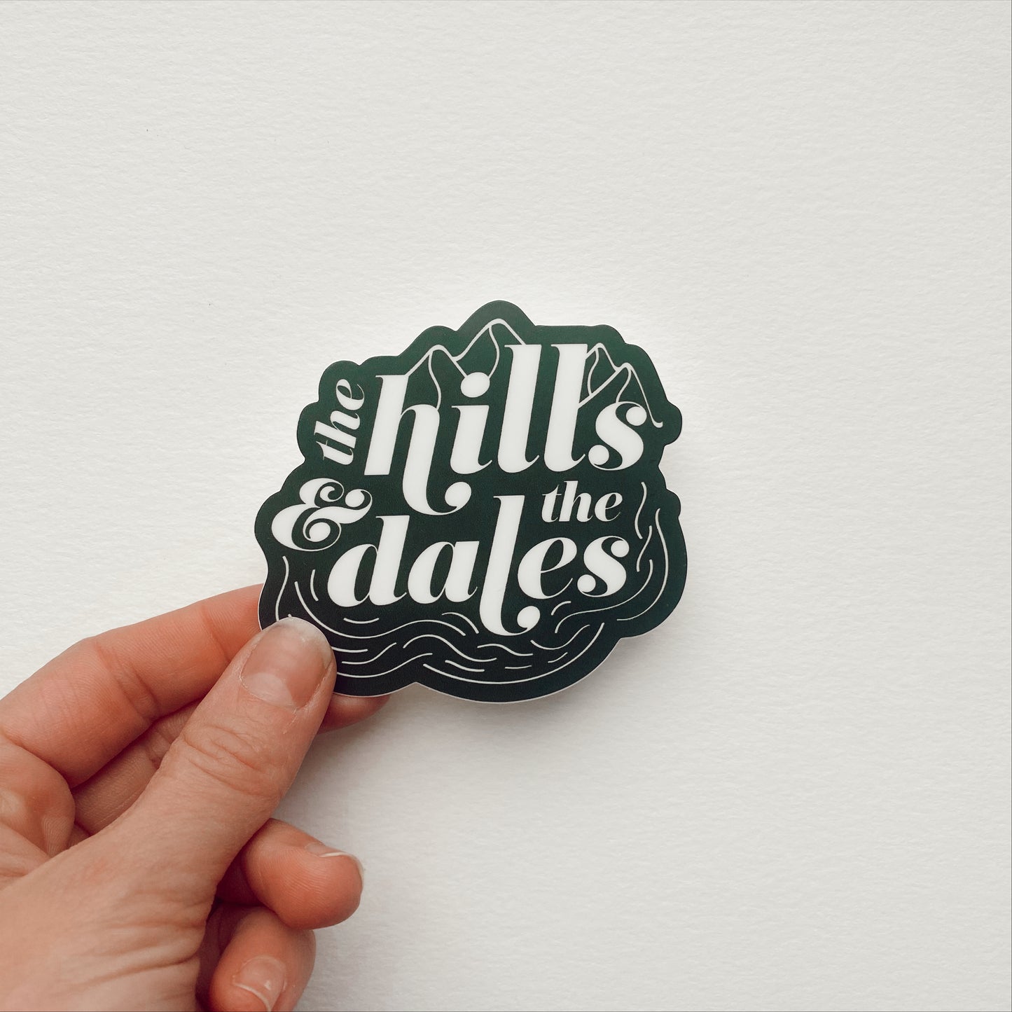 The Hills and the Dales Sticker