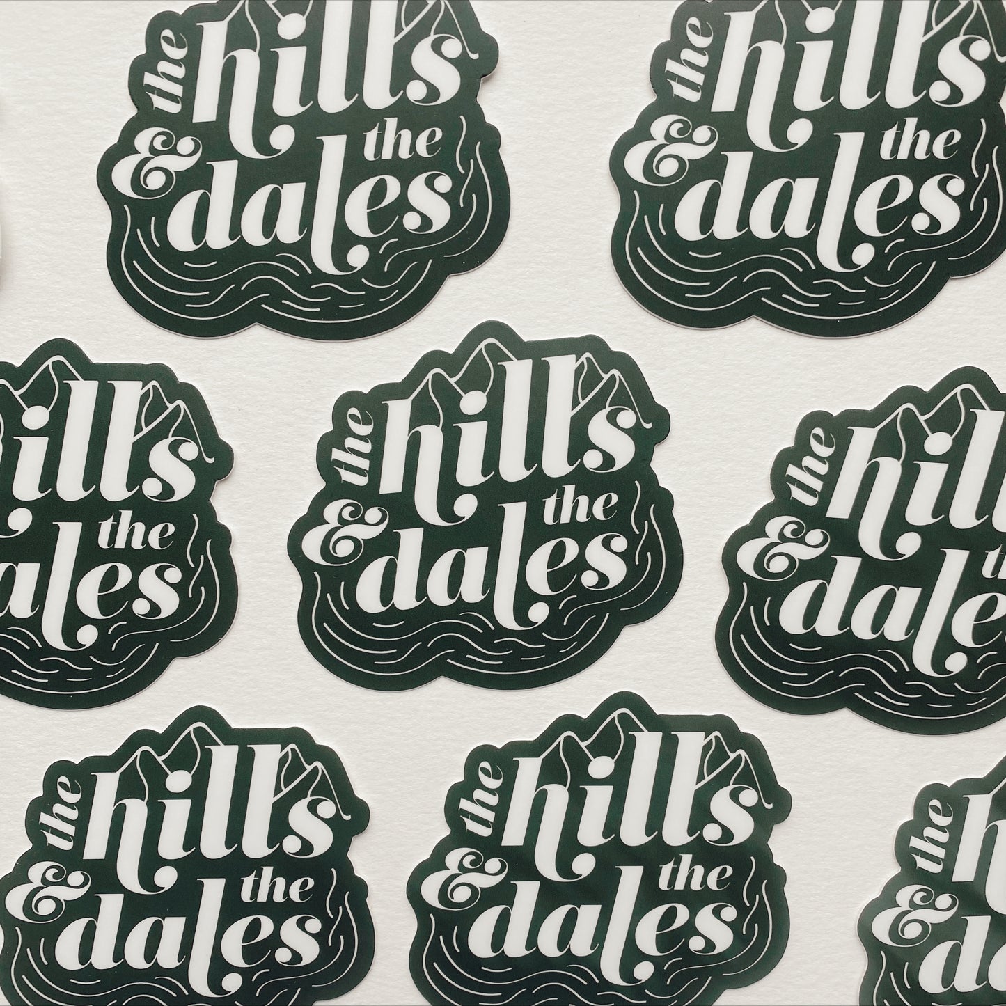 The Hills and the Dales Sticker