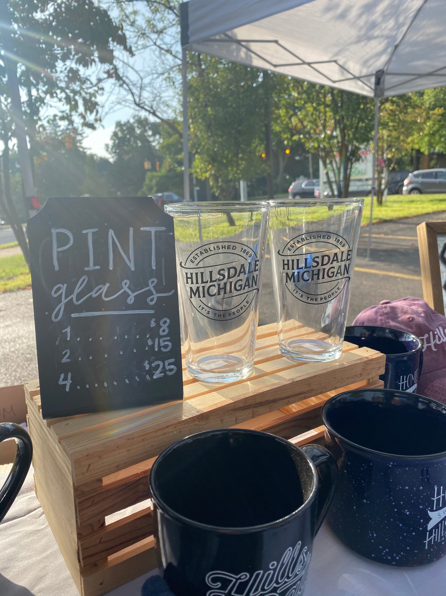 Emblem Pint Glass