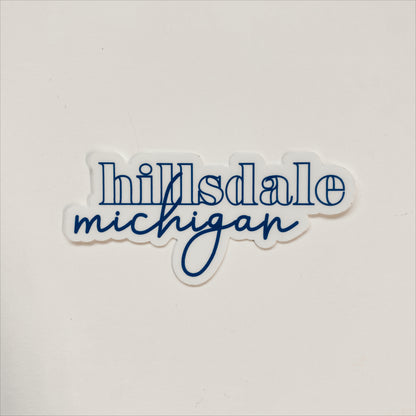 Hillsdale Michigan Sticker