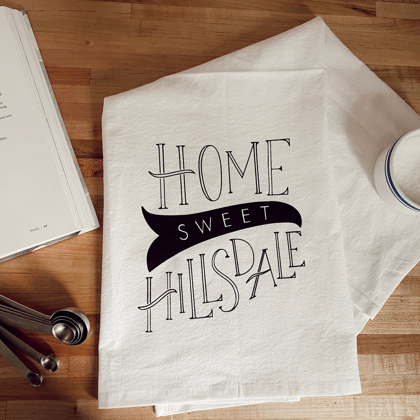 Home Sweet Hillsdale Tea Towel