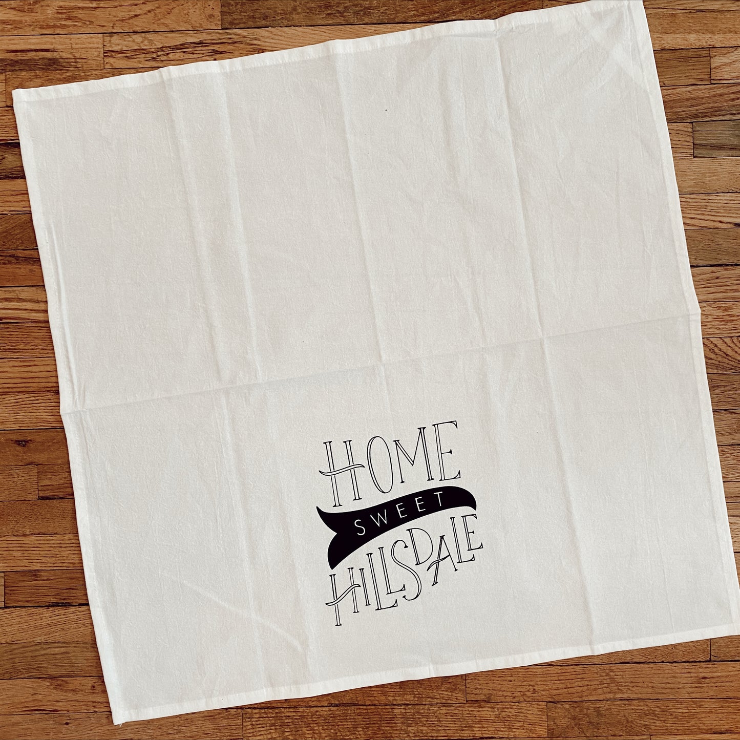 Home Sweet Hillsdale Tea Towel