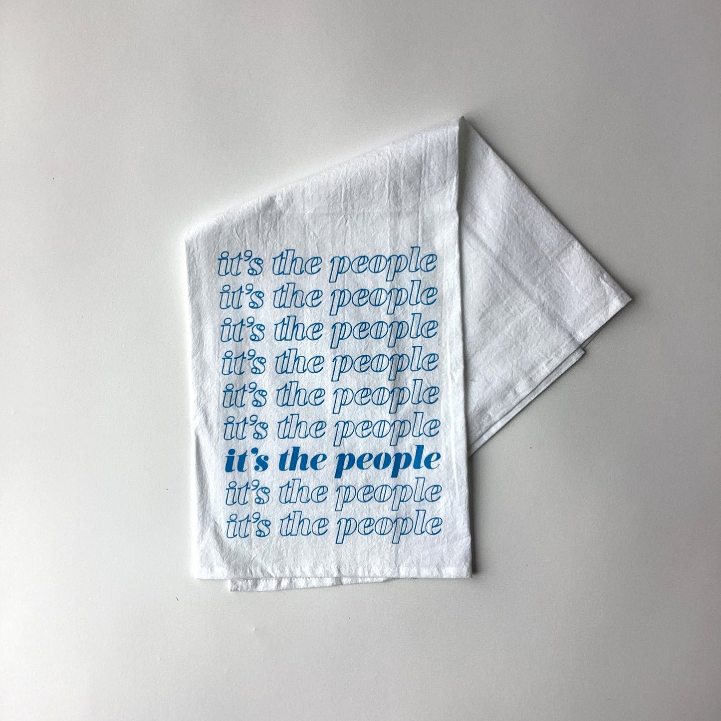 It’s The People Tea Towel