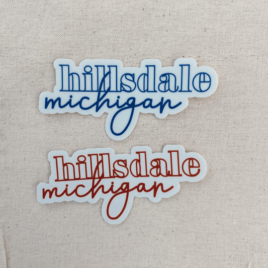 Hillsdale Michigan Sticker